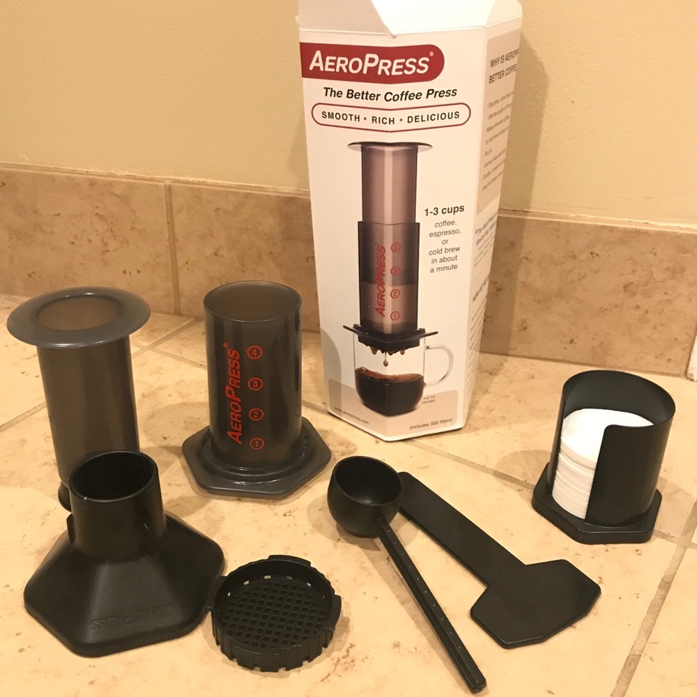 Aero press coffee espresso maker